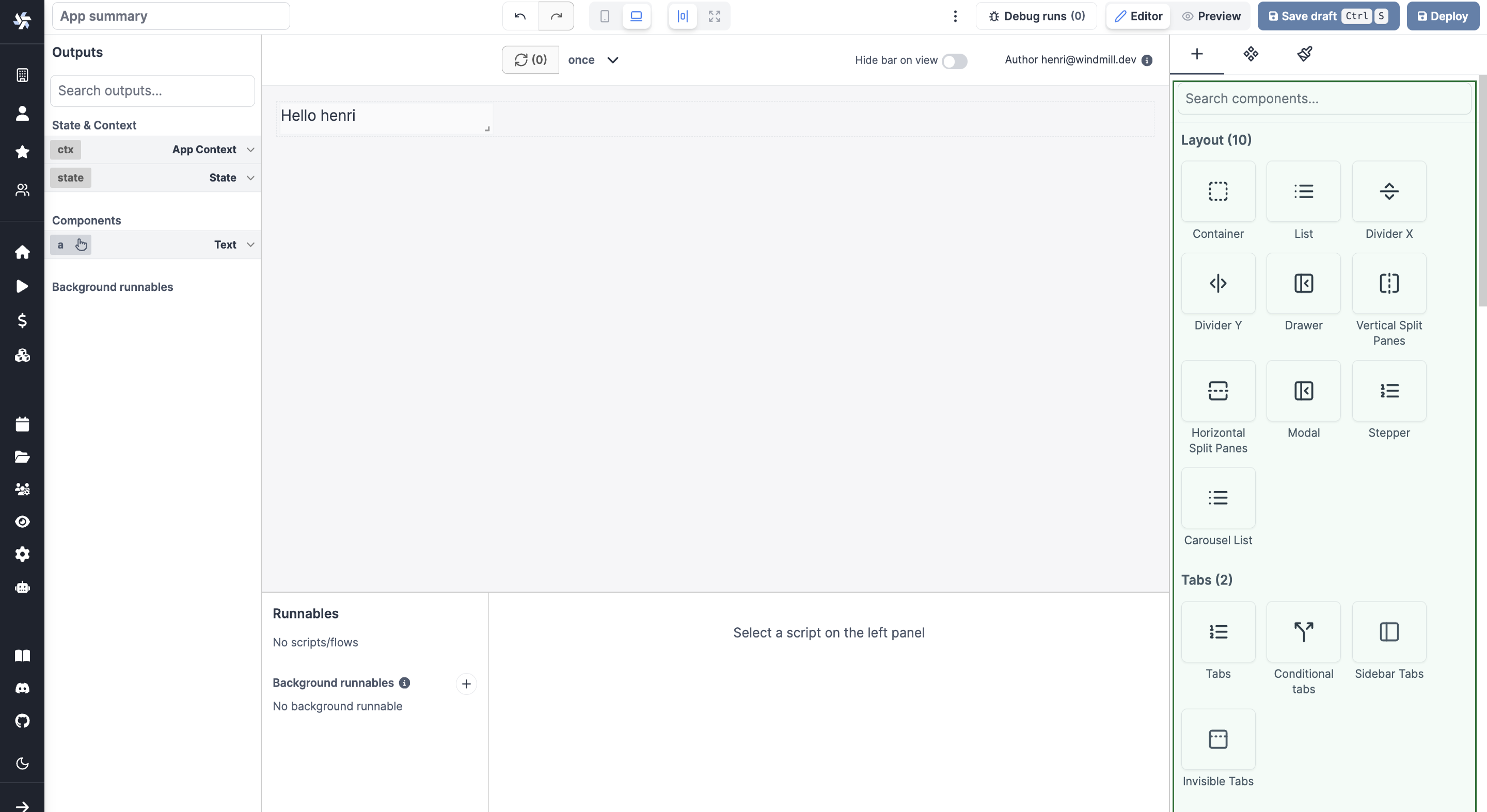 App Components Library App Components Library
