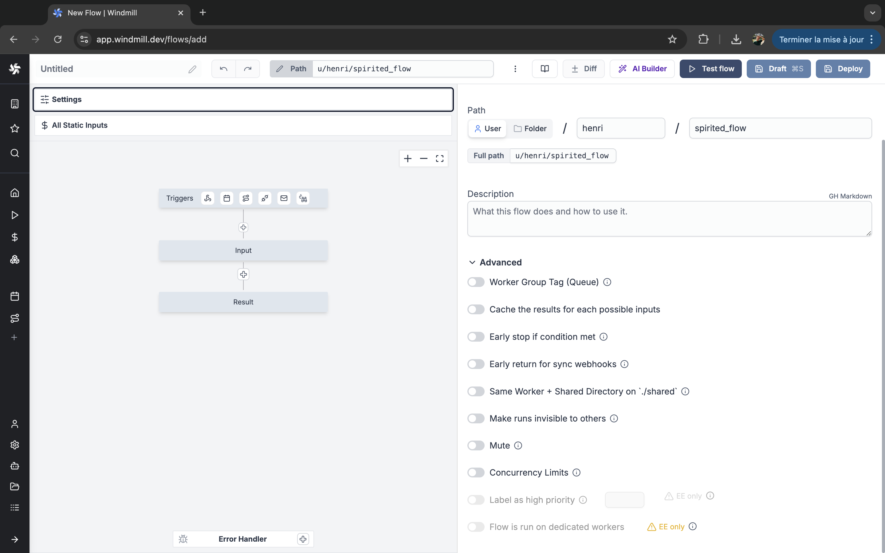 Flow Advanced Flow Advanced