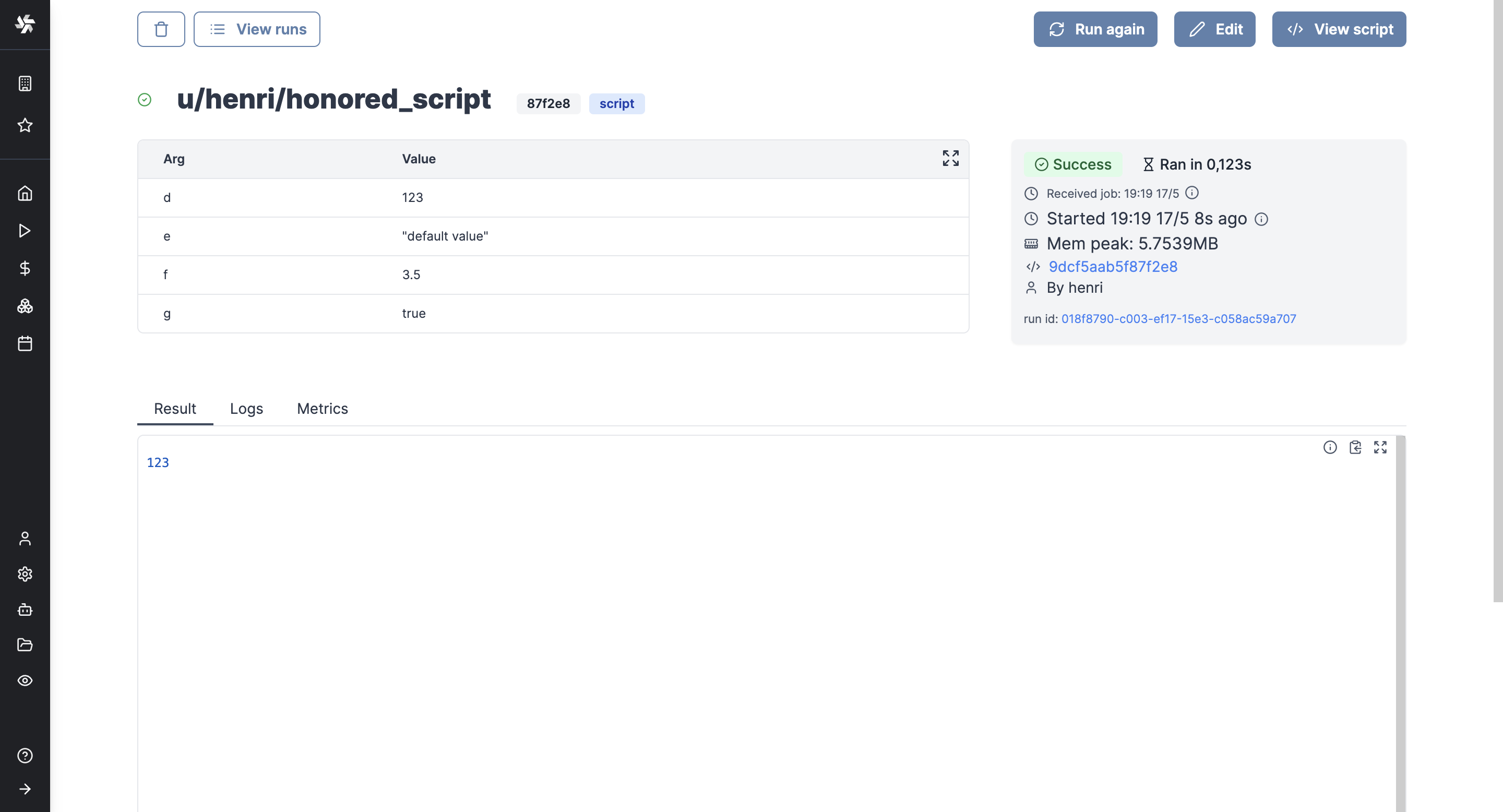 Run in php Run in php
